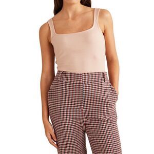 NWT. Boden Soft Ribbed Square neck Tank Top. Size XL.